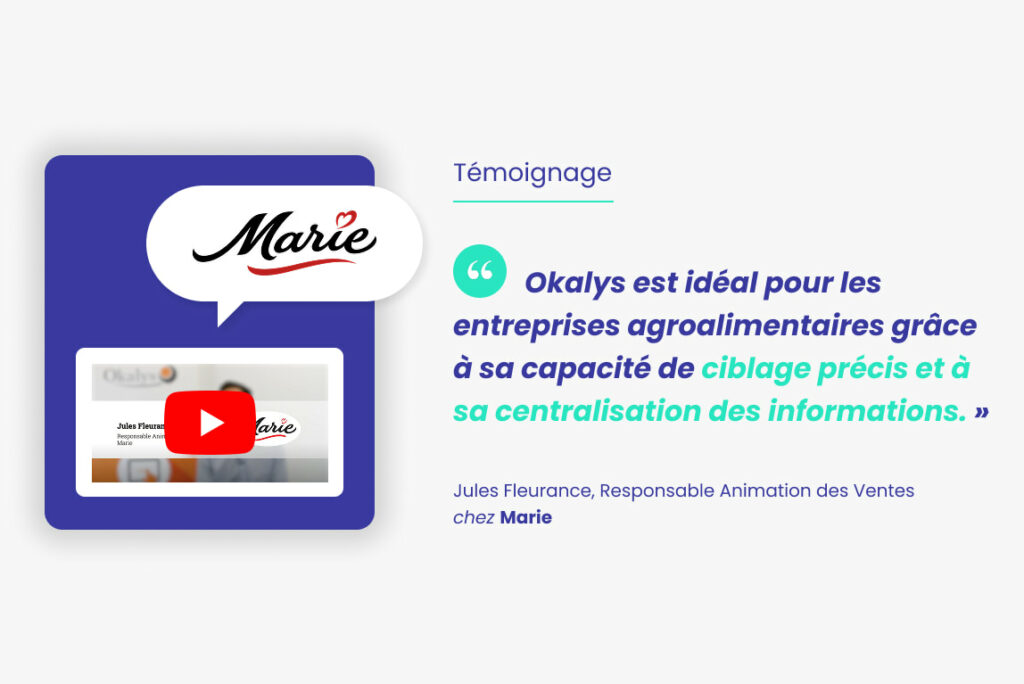 Les chefs de secteurs de l&rsquo;entreprise Marie personnalisent leurs rdv magasin avec Okalys