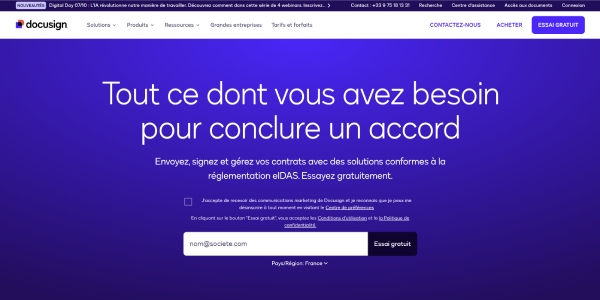 site web docusign