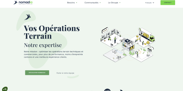site web nomadia