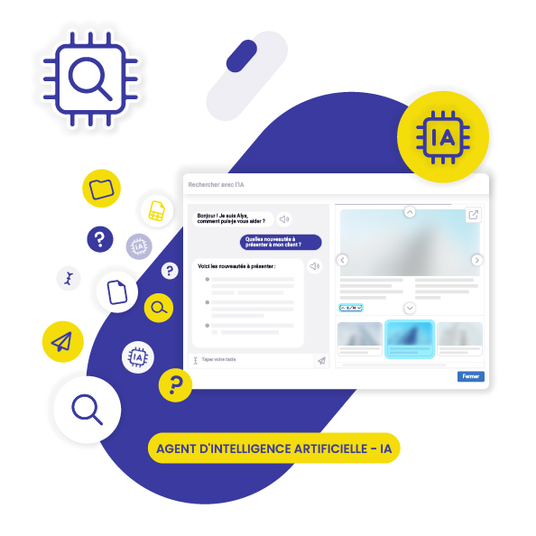 Illustration Agent intelligence articielle