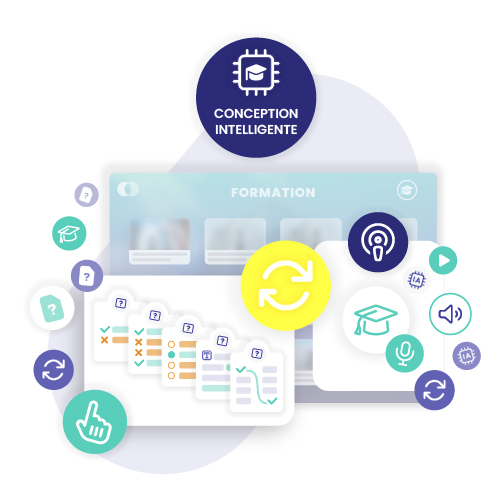 Illustration fonctionnalité e-learning