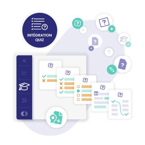 Illustration fonctionnalité e-learning