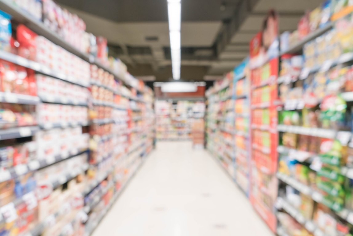 Merchandising d'un supermarché